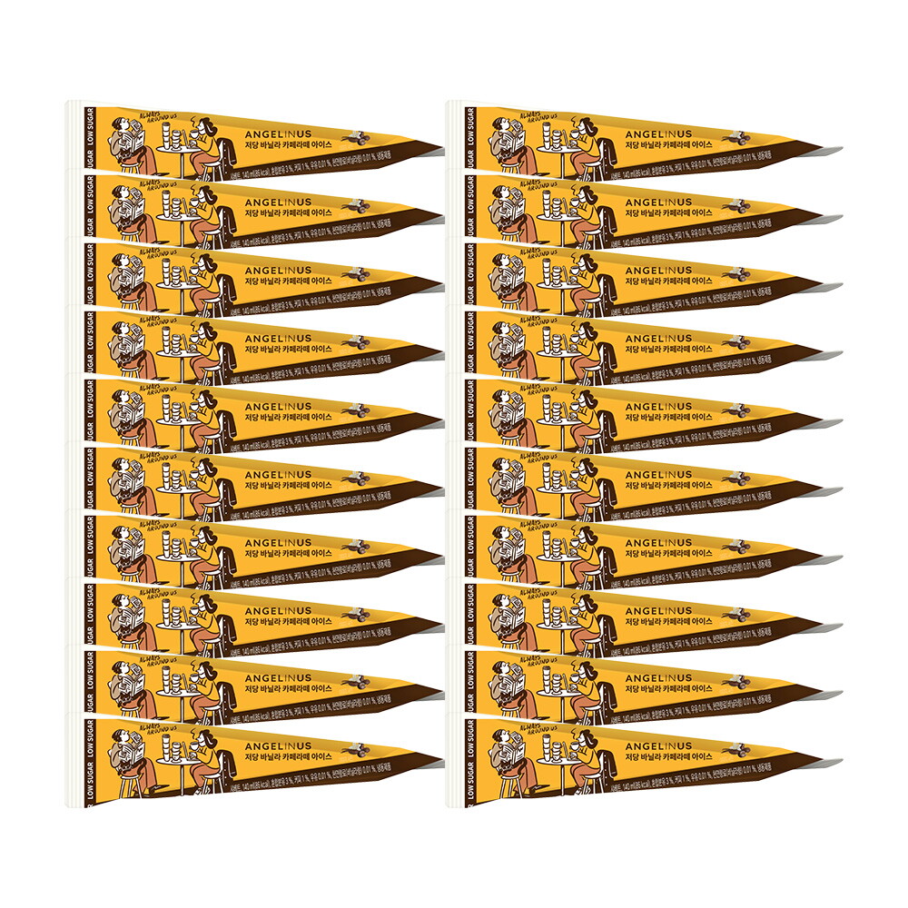 롯데웰푸드 엔제리너스 저당 바닐라 카페라테 아이스 140ml x20개