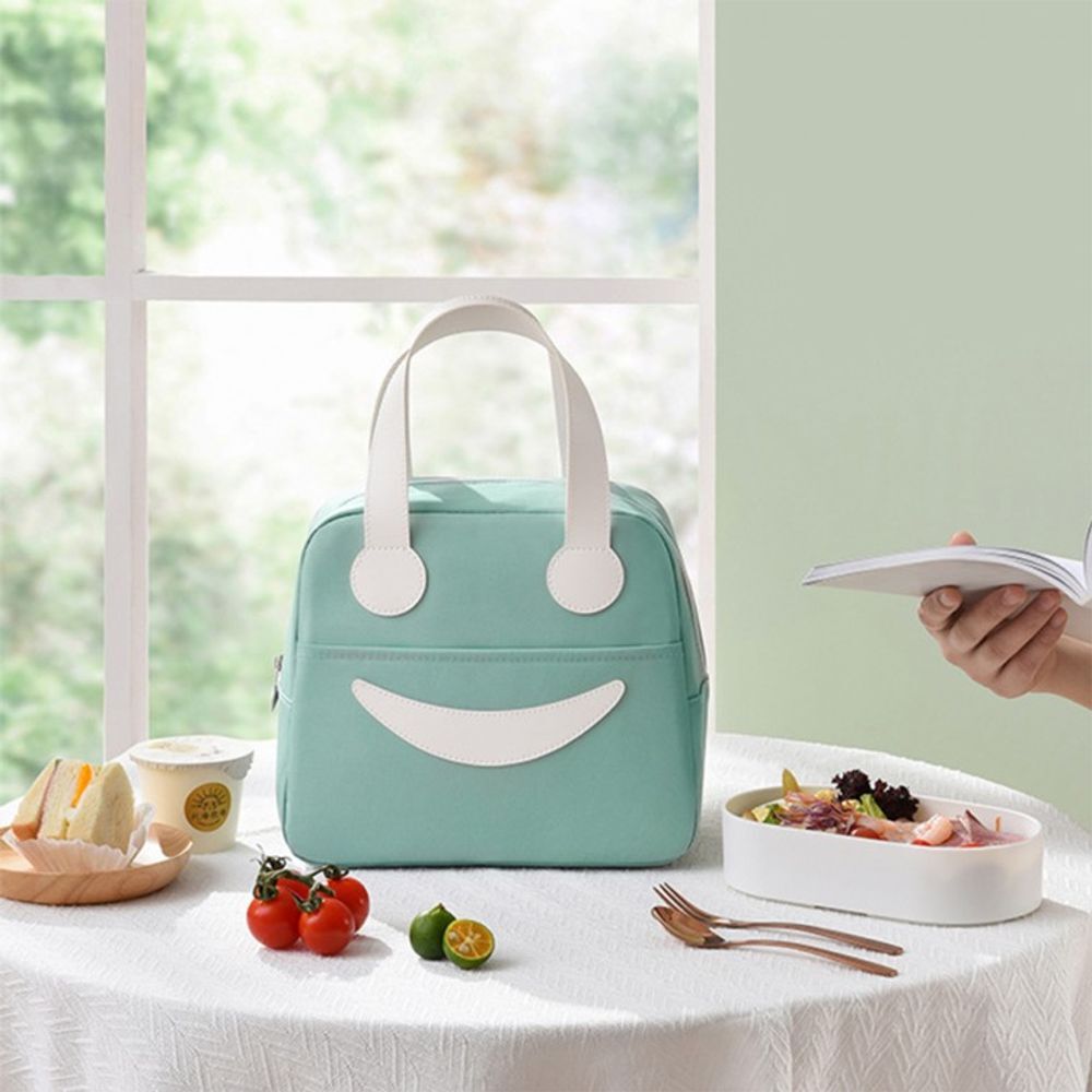 지오벤처스 보온보냉가방 아이스파우치 런치백 스마일 은박