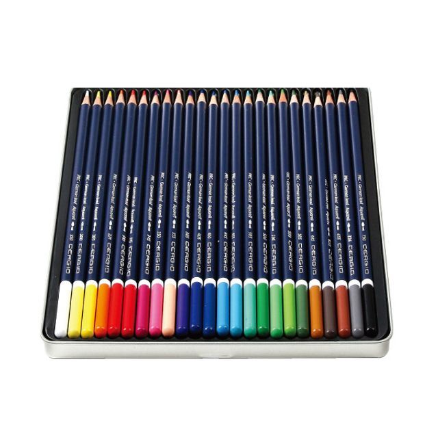 브이와이협력업체 세르지오 부품 수채 색연필 24색세트