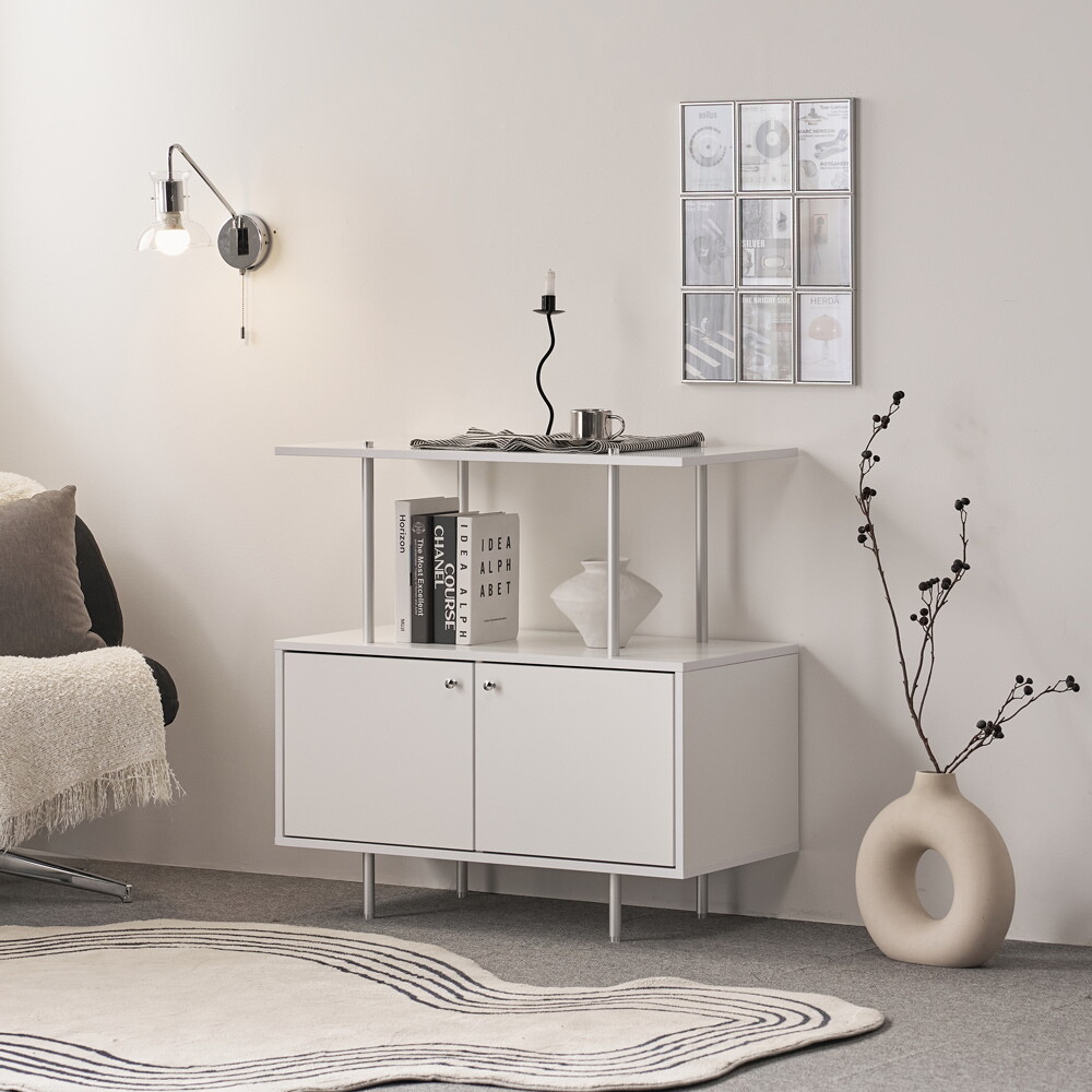 히트OEM 히트가구 [히트가구] F41701 모듈 3단 수납 선반장 800 (착불배송 상세확인)