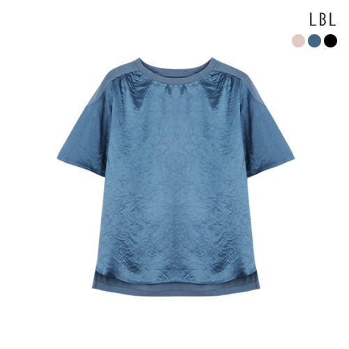 (런칭가 69,000원)(25) NAIA™ 아세테이트 새틴 티블라우스 3종