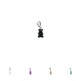 [크리스탈 헤이즈]크리스탈 헤이즈 SILVER Nostalgia Bear Pendant Pave Connector 10종