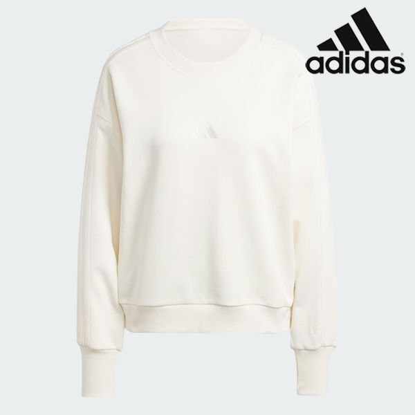 아디다스 [하프클럽/아디다스]아디다스 여성용 티셔츠 /r6- IW1132 / W ALL SZN E SWT 우먼스 올 시즌 프렌치 테리 3S 루즈 스웨트셔츠