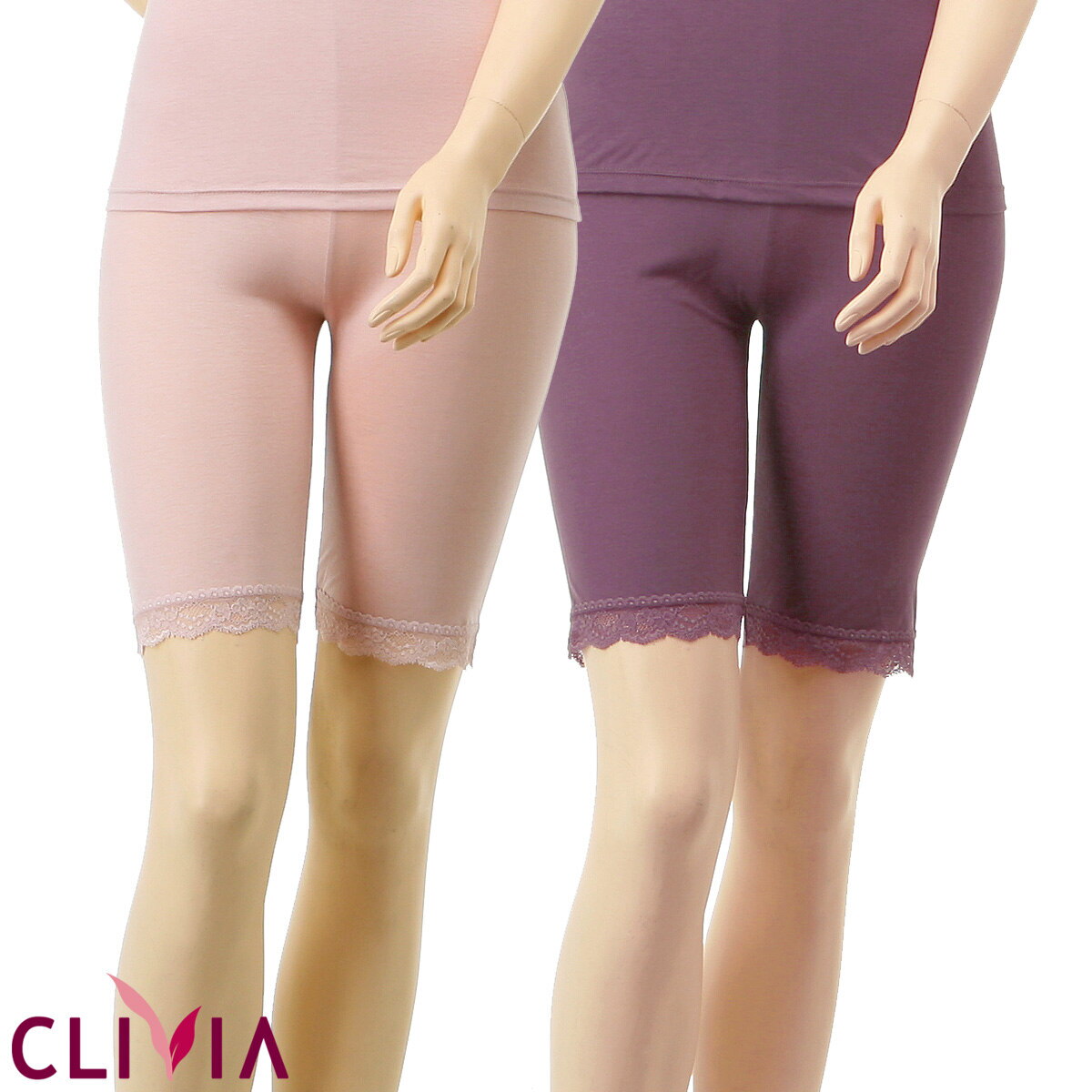 크리비아 [크리비아]크리비아 라이오셀섬유 레이스밴딩 3부내의 하의 cwi4305P