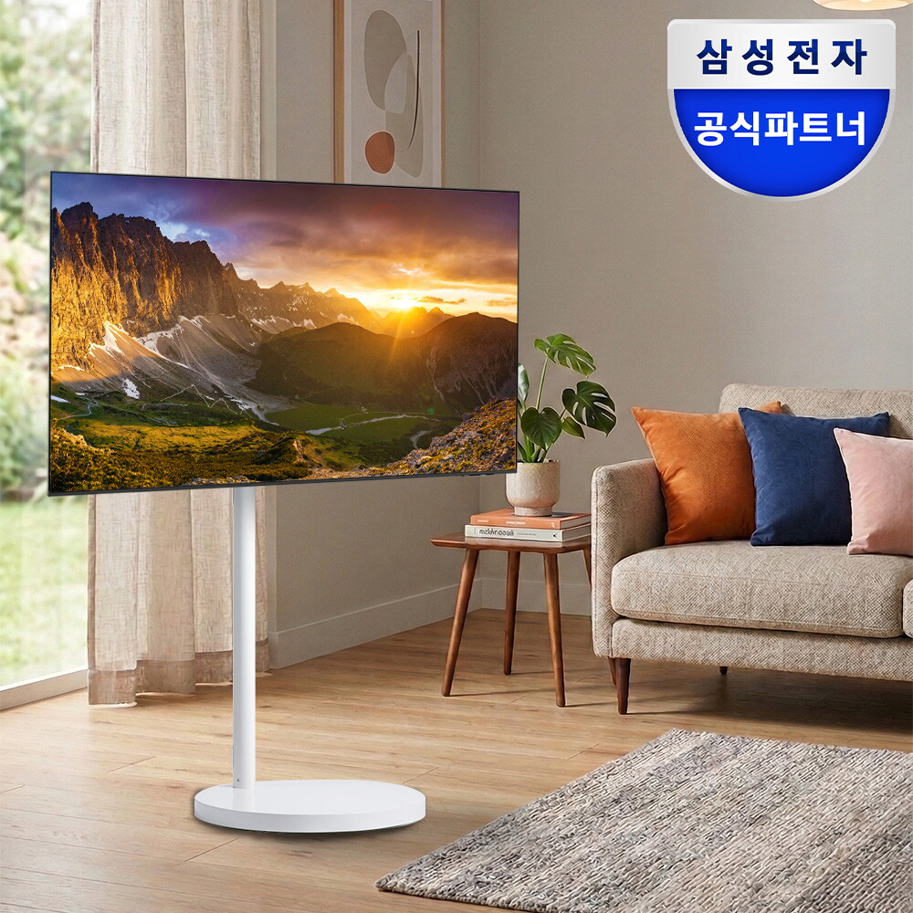 삼성전자(주) 삼성전자 138cm(55인치) 무빙스타일 UHD 4K 비즈니스 TV BE55 + 삼성 정품 이동형스탠드