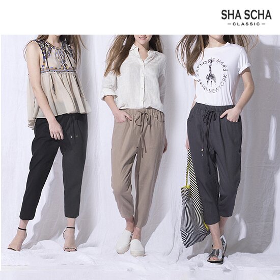 [홈쇼핑인기]샤샤 라미 컴포터블 배기팬츠 1종