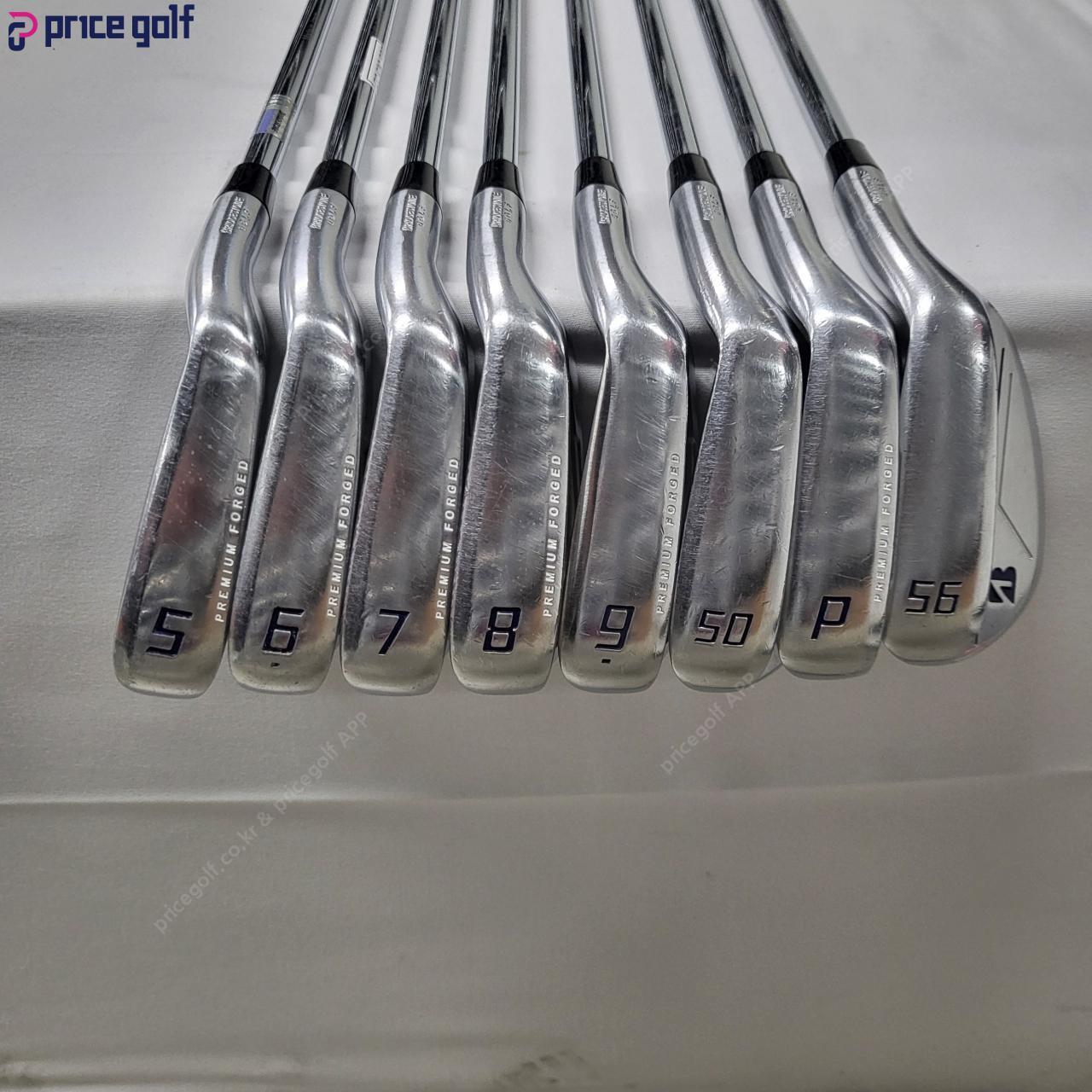BridgeStone 브릿지스톤 중고 브릿지스톤 V300 아이언세트 8세대 포지드남자아이언8세트 경량스틸950R 국내정품 E506229