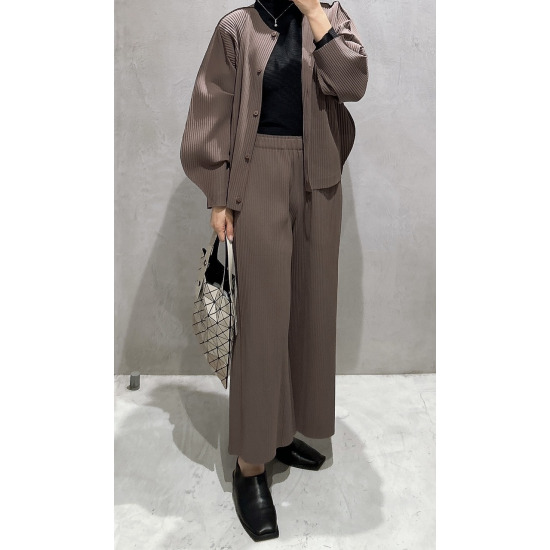 [이세이 미야케][이세이미야케] me 25년 10월 FINE KNIT PLEATS BOTTOM 2 팬츠 (2컬러) KF734