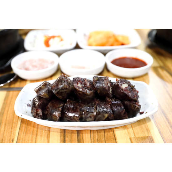 [충북 단양] 달동네마늘순대 (곱창&순대전골大 + 마늘순대1 + 편육1)