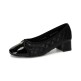 [포멜카멜레][포멜카멜레] 에바 퀼팅 펌프스 BLACK 4cm (FKG1F1SP027Z1)