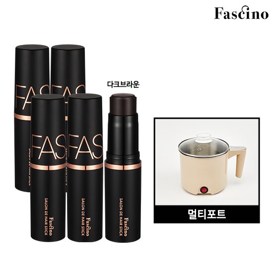 볼륨/새치커버 ok! 살롱드 헤어스틱 5개 + 멀티포트