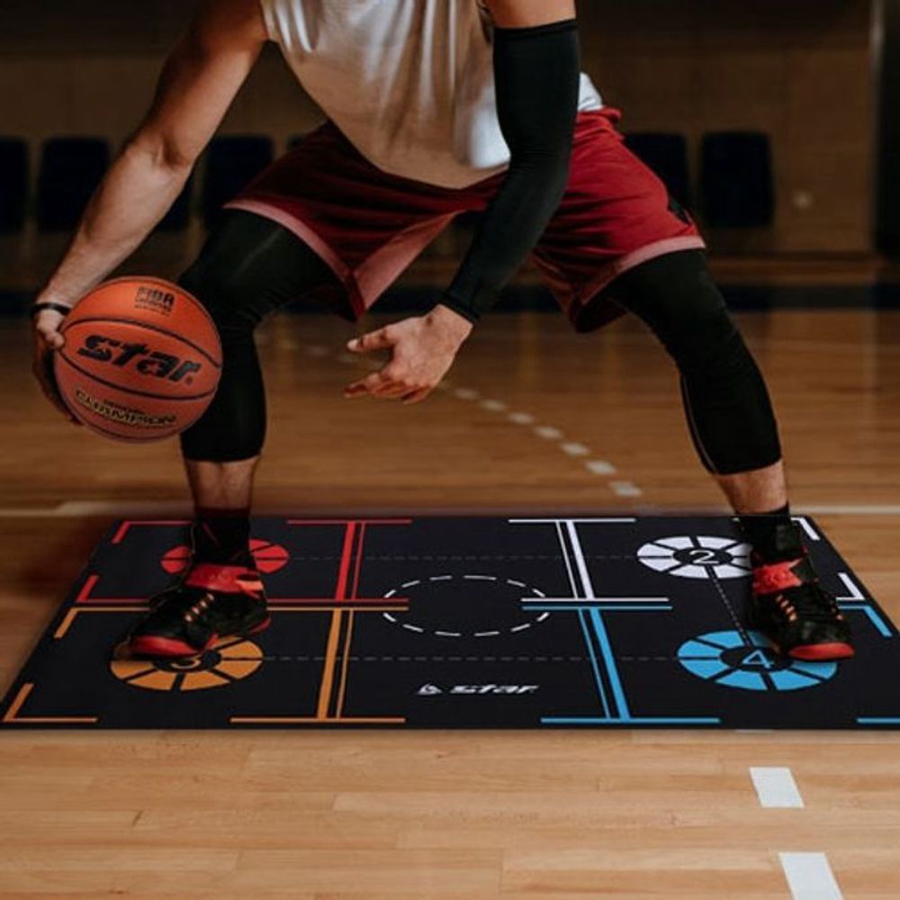 오너클랜 스타 농구 트레이닝 매트 풋워크 매트 농구 연습 발판