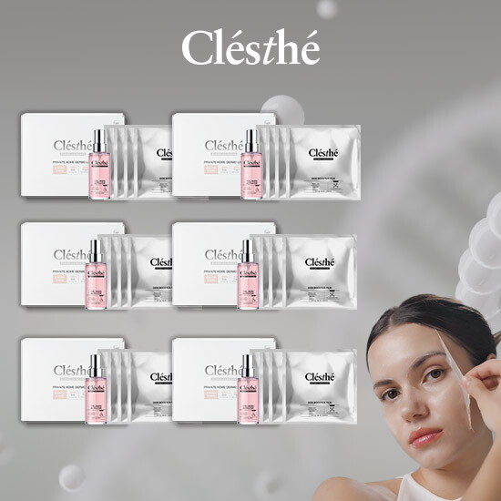 [끌레스떼][풀페이스 탱글업 프로그램] 더블구성 젤리블록 80ml*6 + 스킨 부스터필름 6박스 