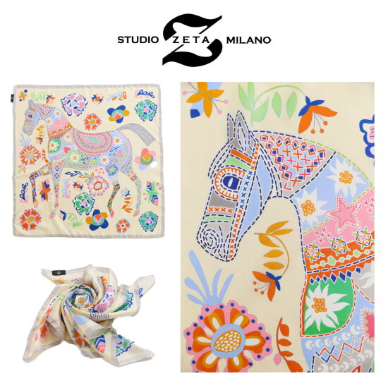 [스튜디오제타][이태리 직수입] 비바체(VIVACE) 실크 스카프