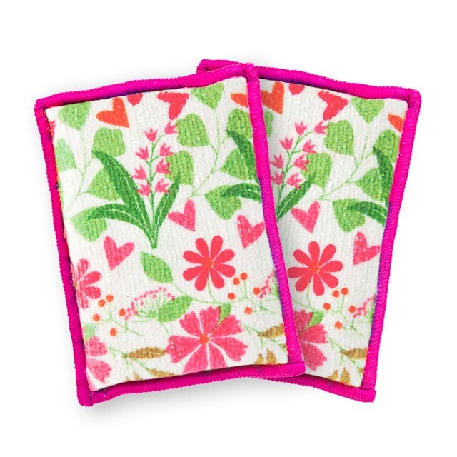 포커시스 (Vigar) 수세미 2P 세트_플로랄 Vigar-6408