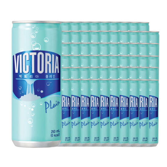 [웅진식품] 빅토리아 탄산수 250ml x 30캔 x 2박스 플레인