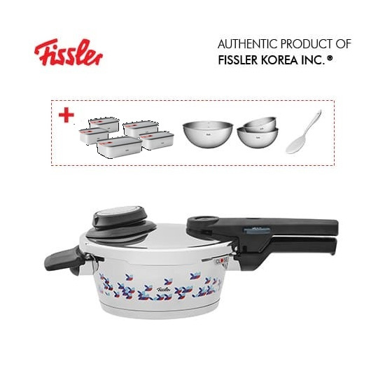 [휘슬러]비타빗 프리미엄 버디 압력솥 1.8L + 스텐 밀폐용기 5종 + 믹싱볼 3종 + 스텐 주걱  
