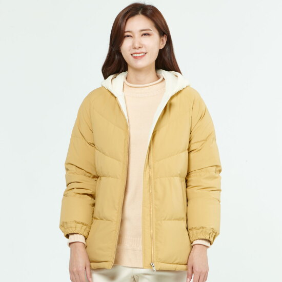 [지센 위비스][지센] 여성 리사이클 덕다운 숏 패딩 점퍼 LCDWLA22_MU