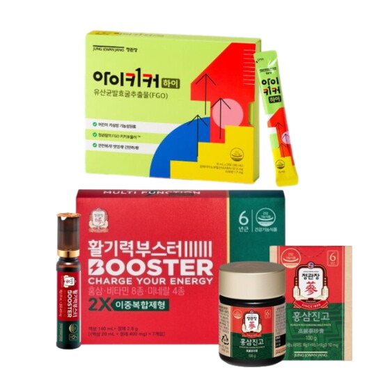 [정관장] 온 가족 건강지킴이 정관장 인기상품 모음전 (아이키커 하이 / 홍삼진고 / 활기력 부스터 外)