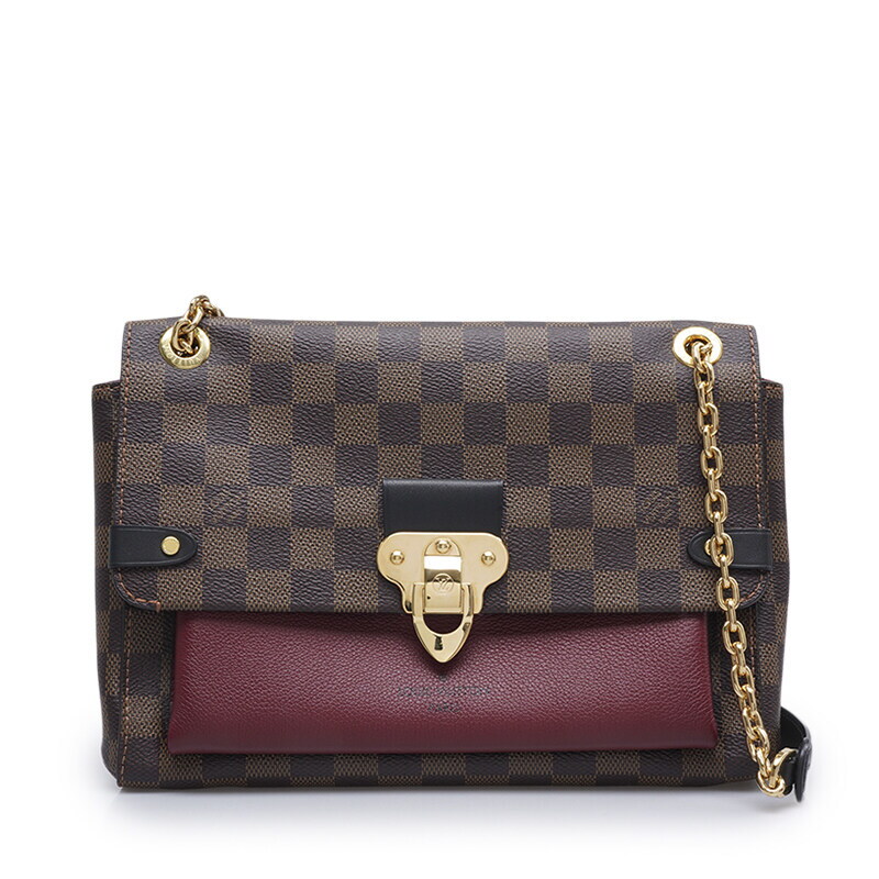 루이비통 [중고명품] 브라운 다미에 바뱅 체인 PM 숄더백