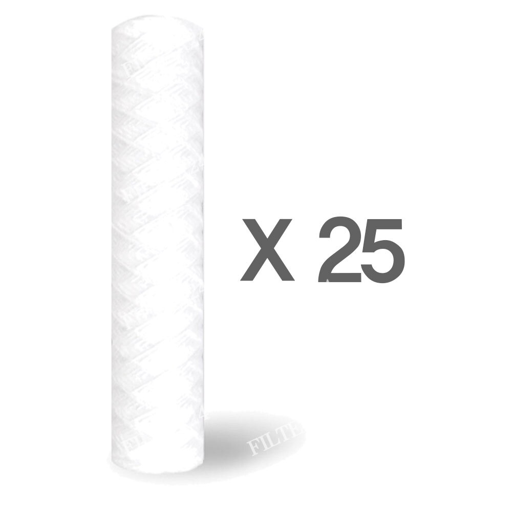 필터24 와운드실필터 하우징용 침전필터 500mm 1-100마이크론 25개 1BOX [갯벌/기름등 점성액체용]