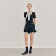 [엽페(서울쇼룸)][엽페] TWEED SHIRRING SKIRT_BLACK