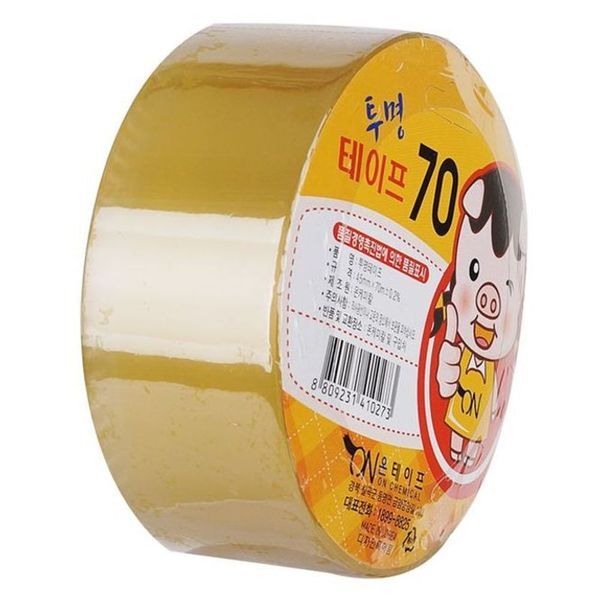 주식회사 브이와이 브이와이 [하프클럽/브이와이]OPP 투명 테이프 킹성비(투명)set 70M 10개