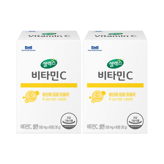 [셀렉스][매일헬스뉴트리션] 셀렉스 비타민C [500mg x 60정] 2박스