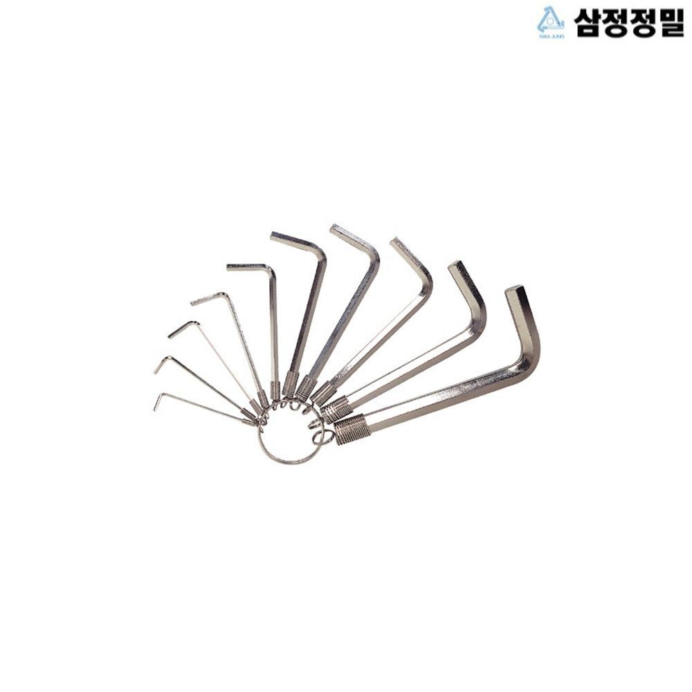 에이치플러스몰 링L형렌치세트 10 삼정정밀 mm타입 R