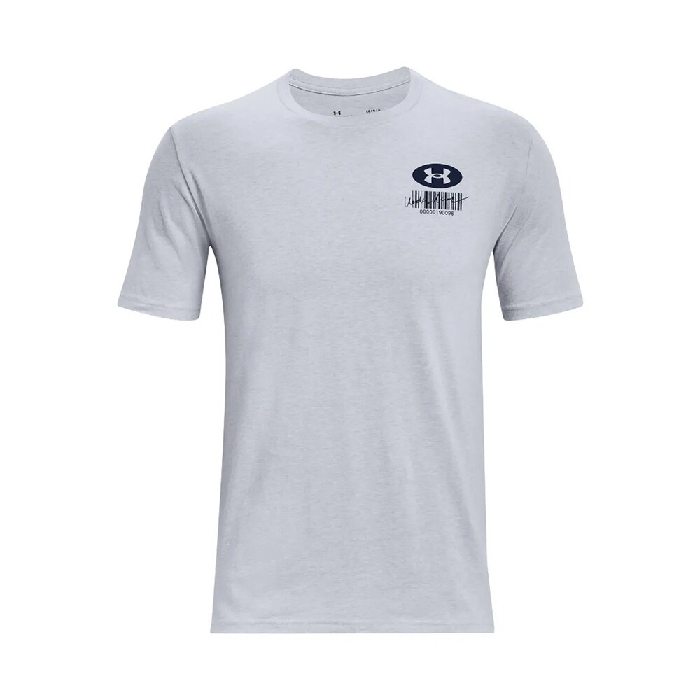 언더아머 [언더아머]언더아머 남성 심볼 바코드 반팔티셔츠_1370527-011