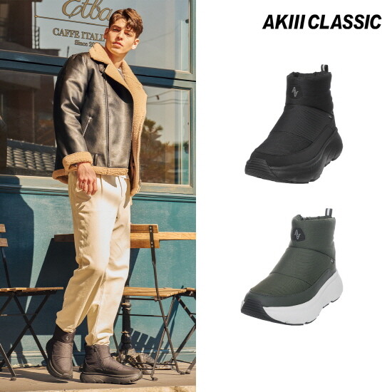 [아키클래식]◎ AKIII CLASIC 24FW 남성 알파카 블렌디드 패딩 방한화