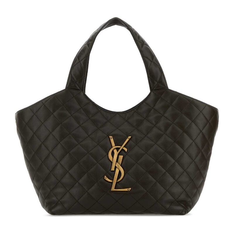 생로랑 생로랑 YSL 로고 퀼팅 나파 가죽 아이케어 쇼퍼백 871494AAANG 3212