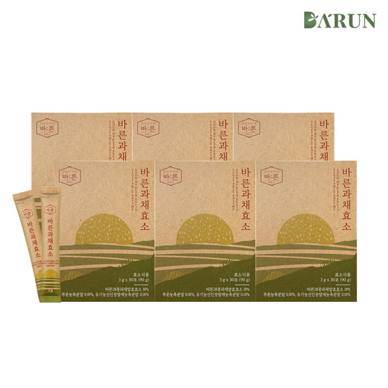[건강한약속바른][바른] 저분자 클렌즈 과채 효소 30포x6박스(총 180포)