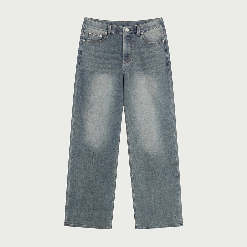 상세페이지 참조 행텐 (패플) [행텐]스판 울트라 소프트 와이드 데님팬츠10560-055-201-10-297_us