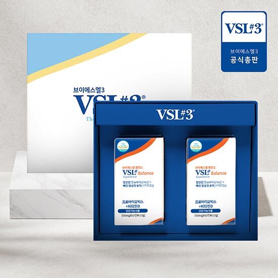 [브이에스엘]VSL#3 밸런스 프로바이오틱스+비타민D 혼합 생유산균 선물세트