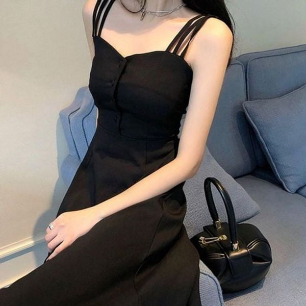 알티피아 알티피아 [하프클럽/알티피아]우먼 검정 색상 유연성 훌륭한 롱기장 미니드레스 걸 울탑베이직 미니사이즈 스커트 썸머 하프티