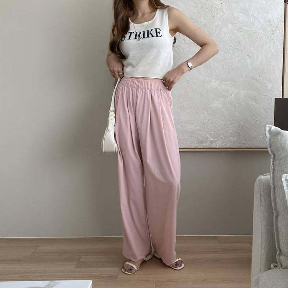 엠에스엠 지오벤처스 와이드팬츠 온나핏 와이드 슬랙스여성바지 치마바