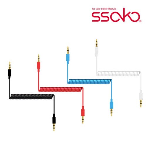 싸코 AUX 오디오 스피커 케이블 SSAKO 싸코 SS-AUX11 1:1코드