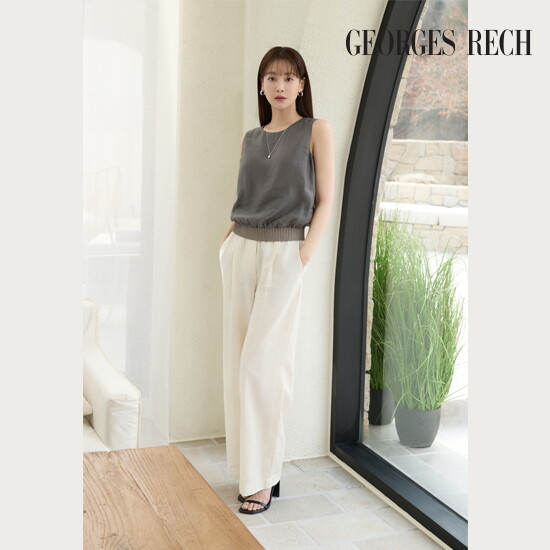 [조르쥬 레쉬]○26SS 프렌치린넨 블렌디드 팬츠 3종