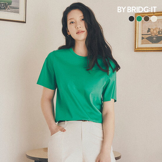 [바이브리짓](런칭가 79,900원) (26SS) 이집트 GIZA 코튼100 티셔츠 4종