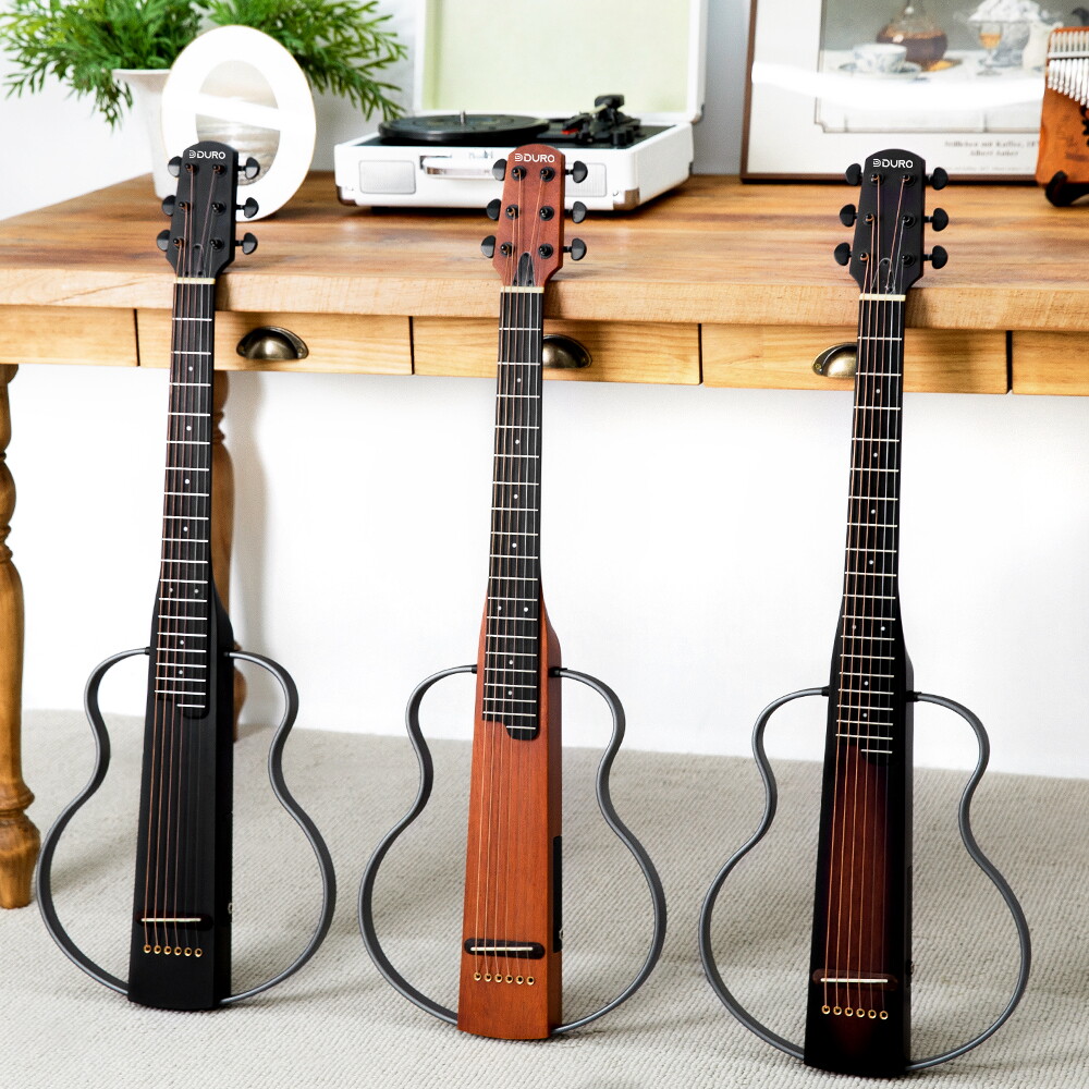 듀로 듀로 DSG10 사일런트기타 어쿠스틱 입문용 통기타 입문 휴대용 여행용 미니기타