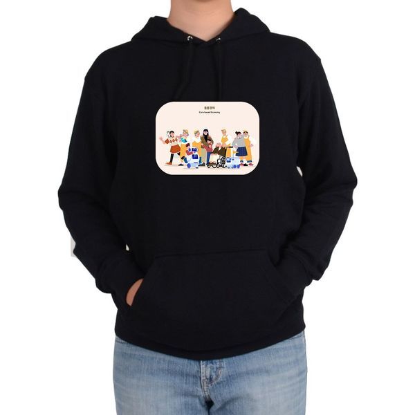 알티피아 알티피아 [하프클럽/알티피아]후드티 돌봄경제 AI로봇 아기돌보미 가사도우미 멘토그림 다양한 색상 사이즈