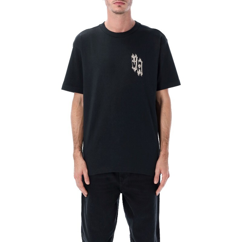 RVCA 루카(진유니) 루카 스컬 그래픽 크루넥 반팔 티셔츠 EVYZT00276 BLK