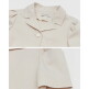 [케네스레이디(아울렛)]마스킨 오픈카라 블라우스 (EWBLNF4700)