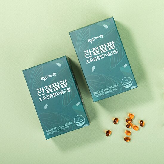 [32주]○씨스팡 관절팔팔 개별인정형 초록입홍합추출오일 16박스(1박스:155mg*56캡슐)