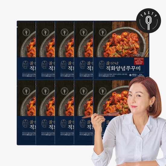 [탐나는밥상] 불맛난 직화 양념쭈꾸미 300g*10팩+청양마요소스 15g*5봉(2)