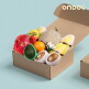 [온도씨(백)]종합 3호 과일 세트(메론+망고+용과+아보카도+골드키위+오렌지)
