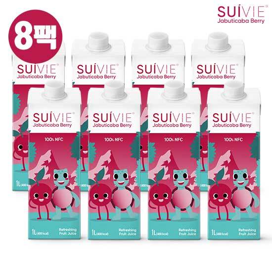 [SUIVIE ]○[8팩]수이비 자보티카바 NFC 100퍼센트 (1L X 8팩)[H]
