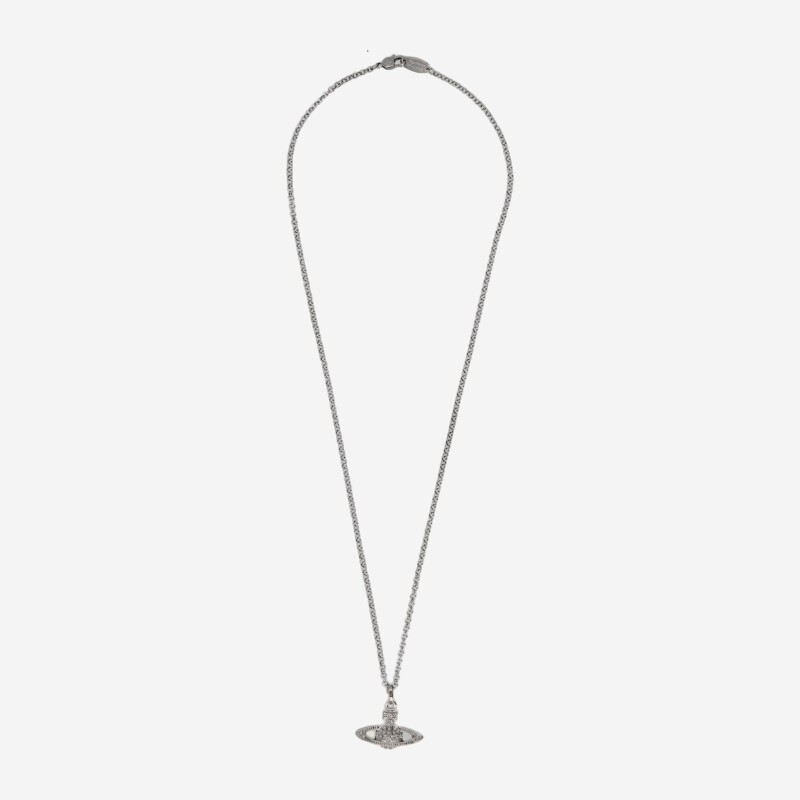 VIVIENNE WESTWOOD 비비안웨스트우드 비비안웨스트우드 미니 바스 레리프 오브 펜던트 목걸이 63020104 02S108 CNS108