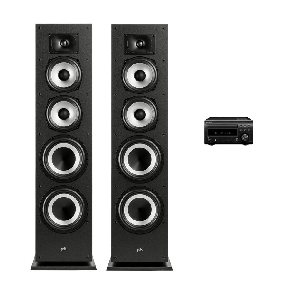 데논 RCD-M41 + 폴크오디오 Monitor XT70 블루투스/네트워크 오디오